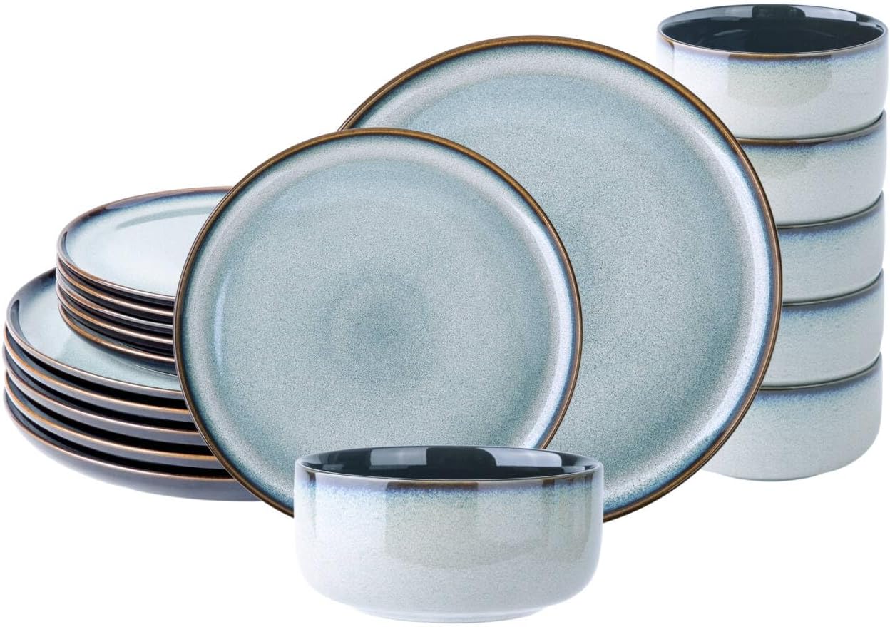 LeRatio Ceramic Dinnerware Sets for 6 - Elegant Design