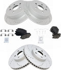 Front & Rear Brake Pad and Rotor Kit for 2005-06 Corolla Matrix Vibe