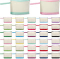 Cotton Canvas Makeup Bags 30 Pack - Bulk Blank DIY Pouches