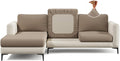 Camel Brown Jacquard Sofa Cover - Medium Stretchy Slipcover