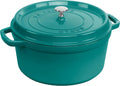 STAUB Cast Iron 7-qt Round Cocotte - Moist, Even Braising