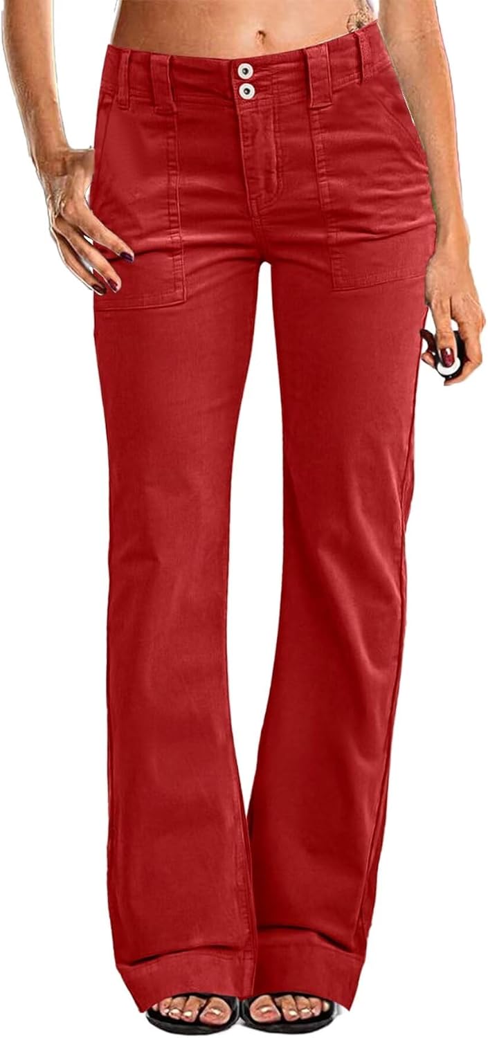 Flamingals Women's Wide Leg Pants for Stylish Comfort and Fit