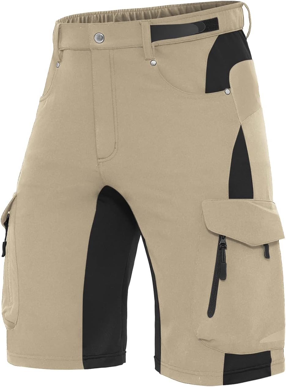 XKTTAC Men's Outdoor Quick Dry Lightweight Stretchy Hiking Shorts