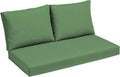 Arden Outdoor Loveseat Cushion Set 48 x 24 Moss Green - Water