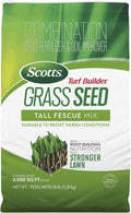 Turf Builder Tall Fescue Grass Seed Mix - Durable, Root-Building Lawn