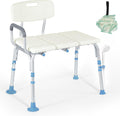 OasisSpace 400lb Tub Transfer Bench for Bathtub - Sturdy Shower Seat