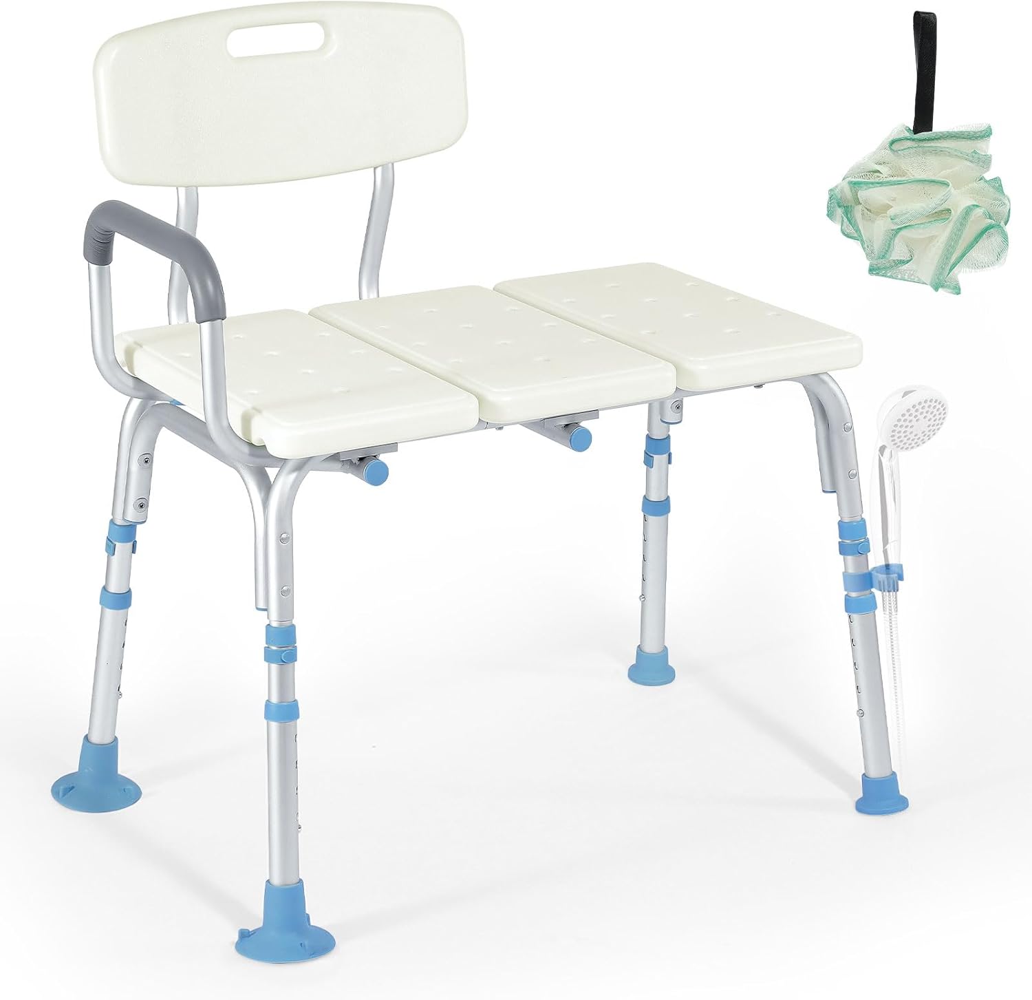 400lb Heavy Duty Tub Transfer Bench for Seniors by OasisSpace