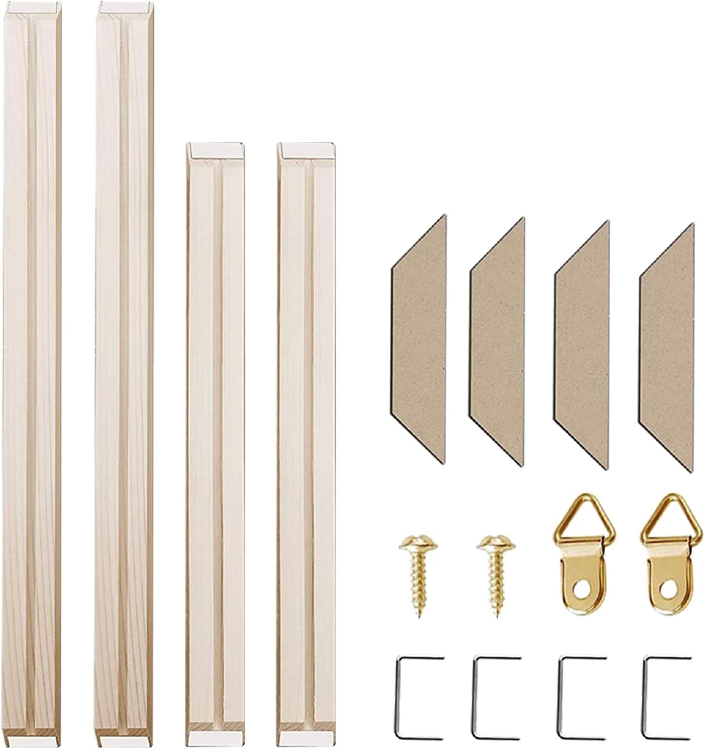 DIY Wood Stretcher Bars for Canvas Frame Kit - Easy Assembly