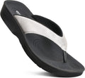 Arch Support Flip Flops for Women - Stylish Cushioned Travel Sandals