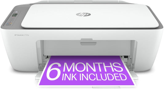 HP DeskJet 2755e: Wireless Color Printer with Instant Ink!