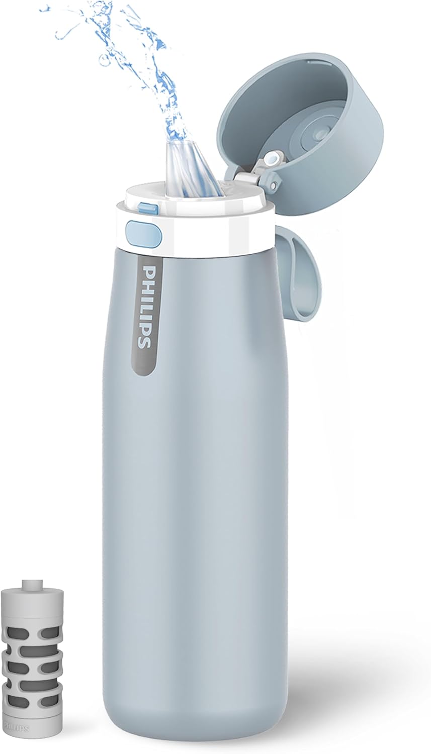 PHILIPS Water Bottle with Filter for Clean Hydration on the Go
