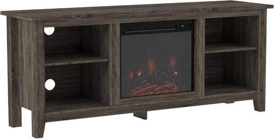 Transform Your Space with 4 Cubby Fireplace TV Stand