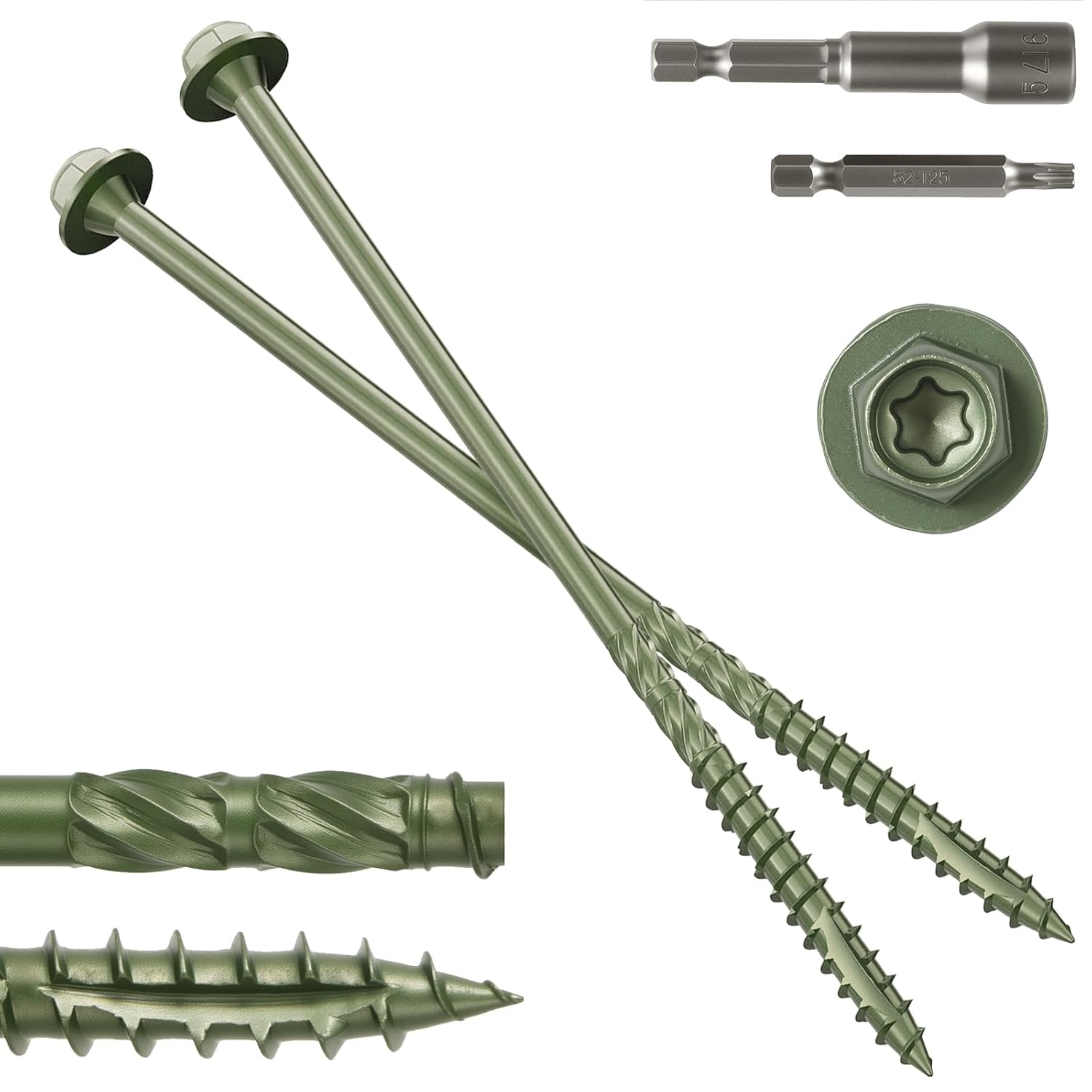 Heavy-Duty Wood Structural Screws for Timber and Landscaping