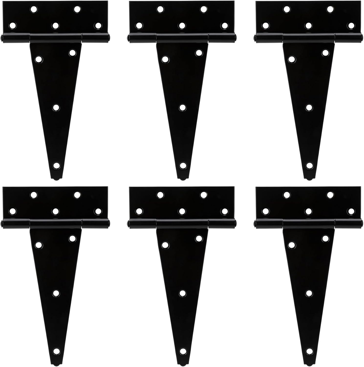8 Inch T-Strap Heavy Duty Shed Door Hinges for Versatile Use