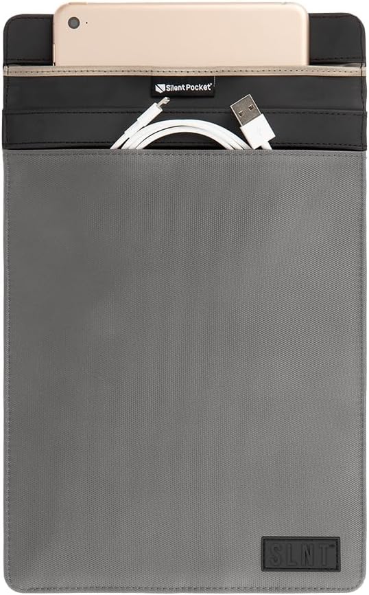 SLNT Faraday Bag Tablet Sleeve - Signal Blocking Device Shielding