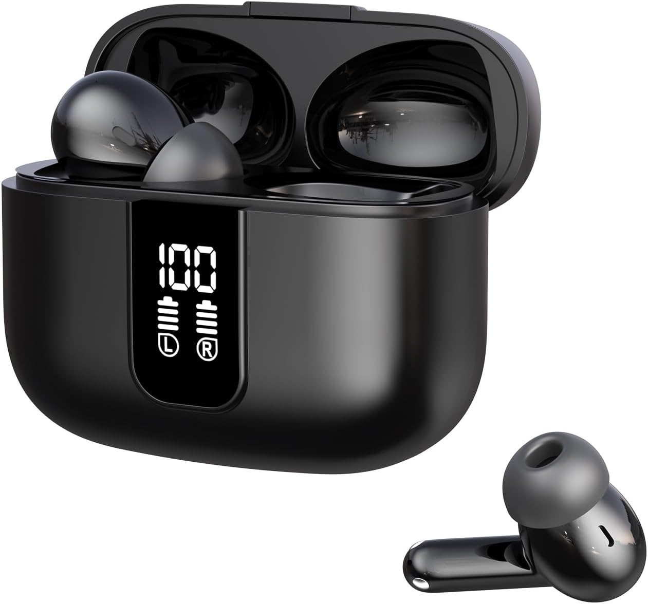 Real Time Language Translator Earbuds: 150 Languages, HD Sound, Bluetooth