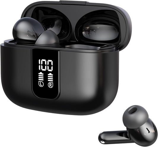 Real Time Language Translator Earbuds: 150 Languages, HD Sound, Bluetooth