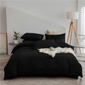 Black Comforter Set Queen - Lightweight, Soft & Breathable Comforter