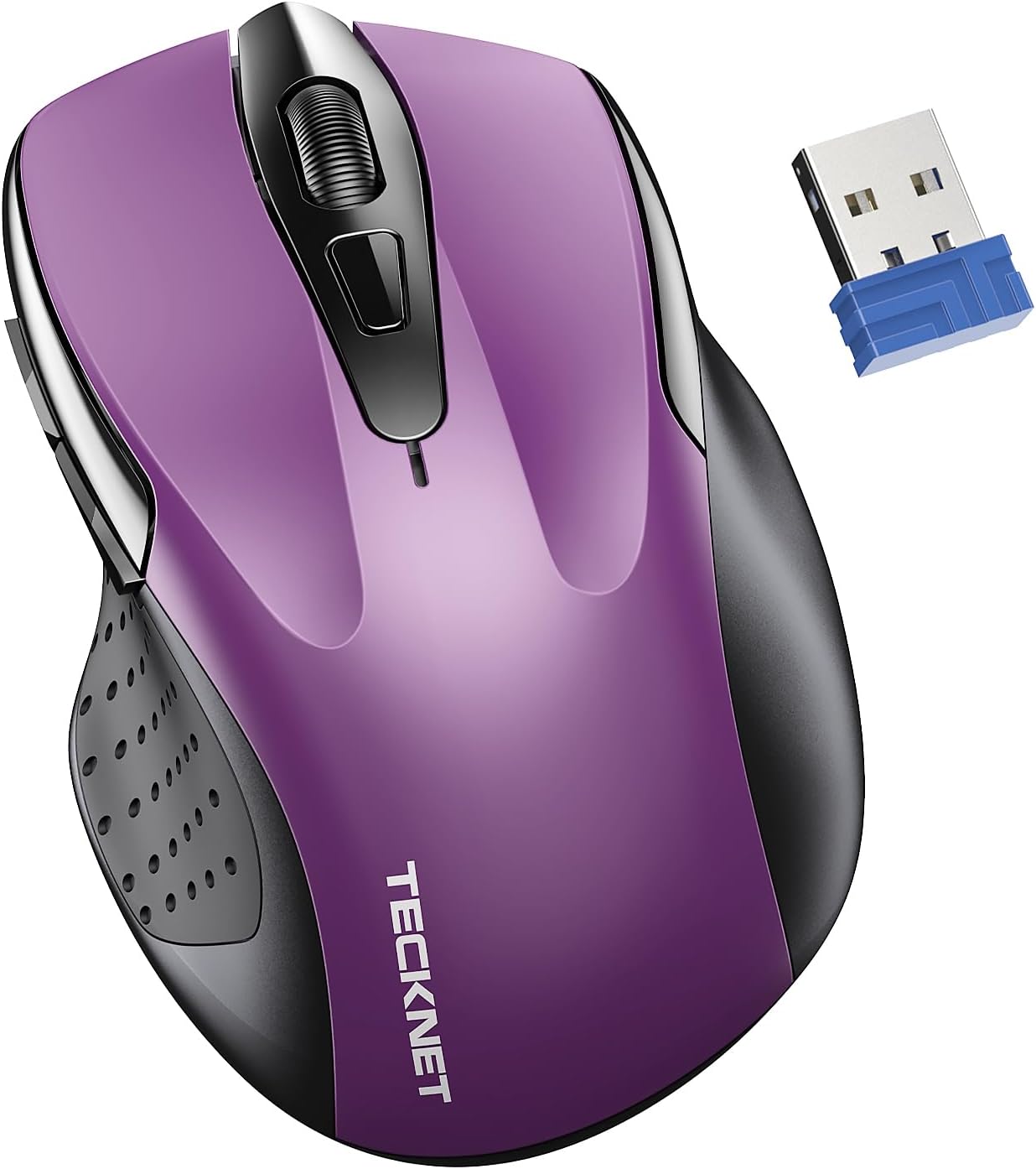 Silent Click TECKNET Wireless Mouse - Quiet & Precise Control
