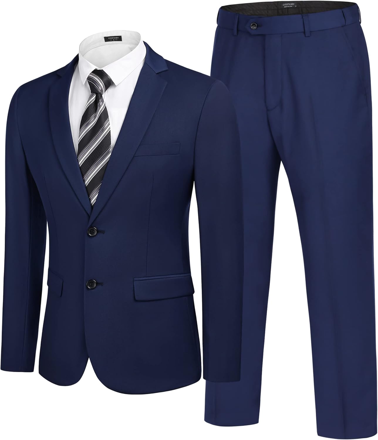 COOFANDY Men's 2 Piece Suits for Weddings and Business Events