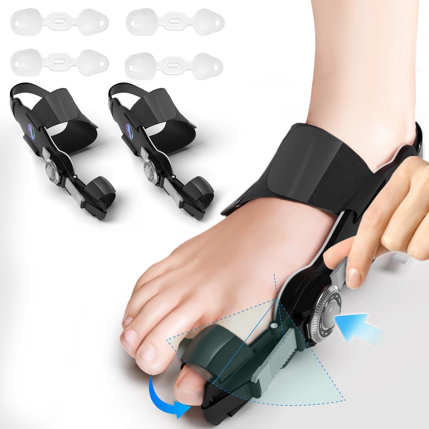Bunion Corrector for Women & Men - Adjustable Toe Straightener