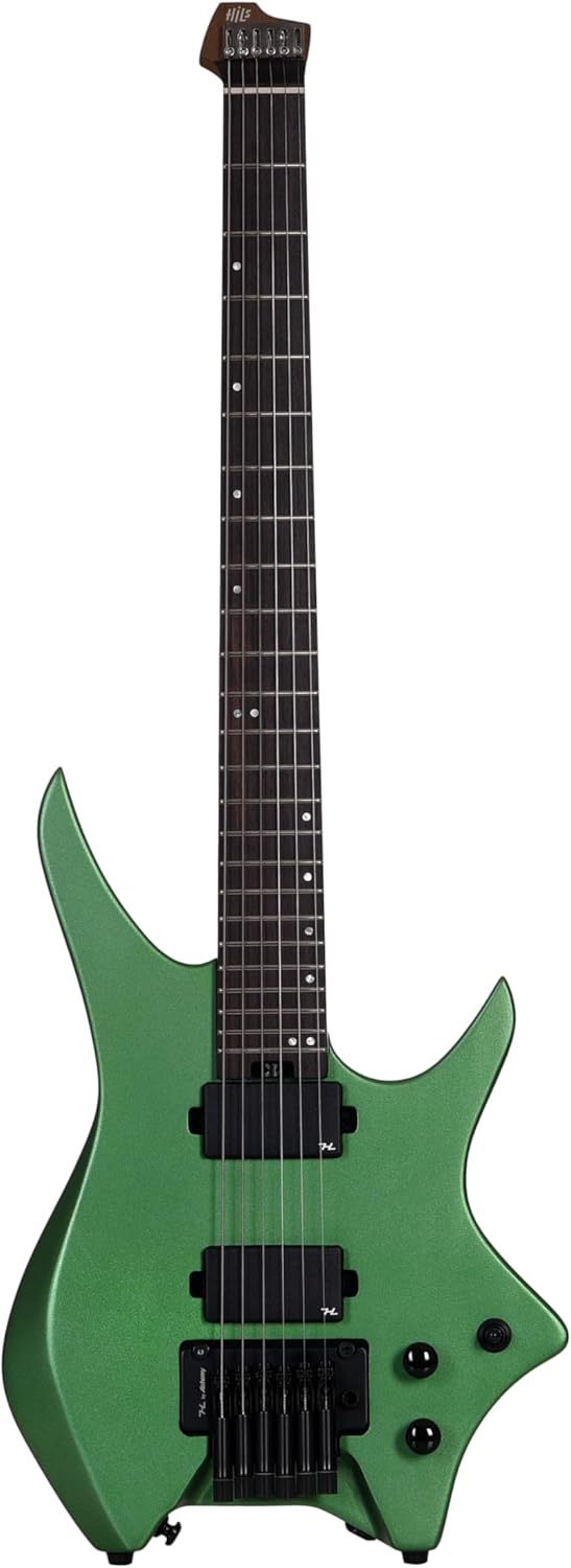 NEXT HN5 Headless Electric Guitar in Metallic Green for Musicians