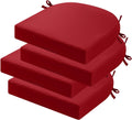 Outdoor Chair Cushion Set of 4, Waterproof and Modern Design