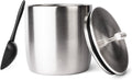 100oz Vacuum Insulated Ice Bucket with Lid and Scoop - Large Capacity