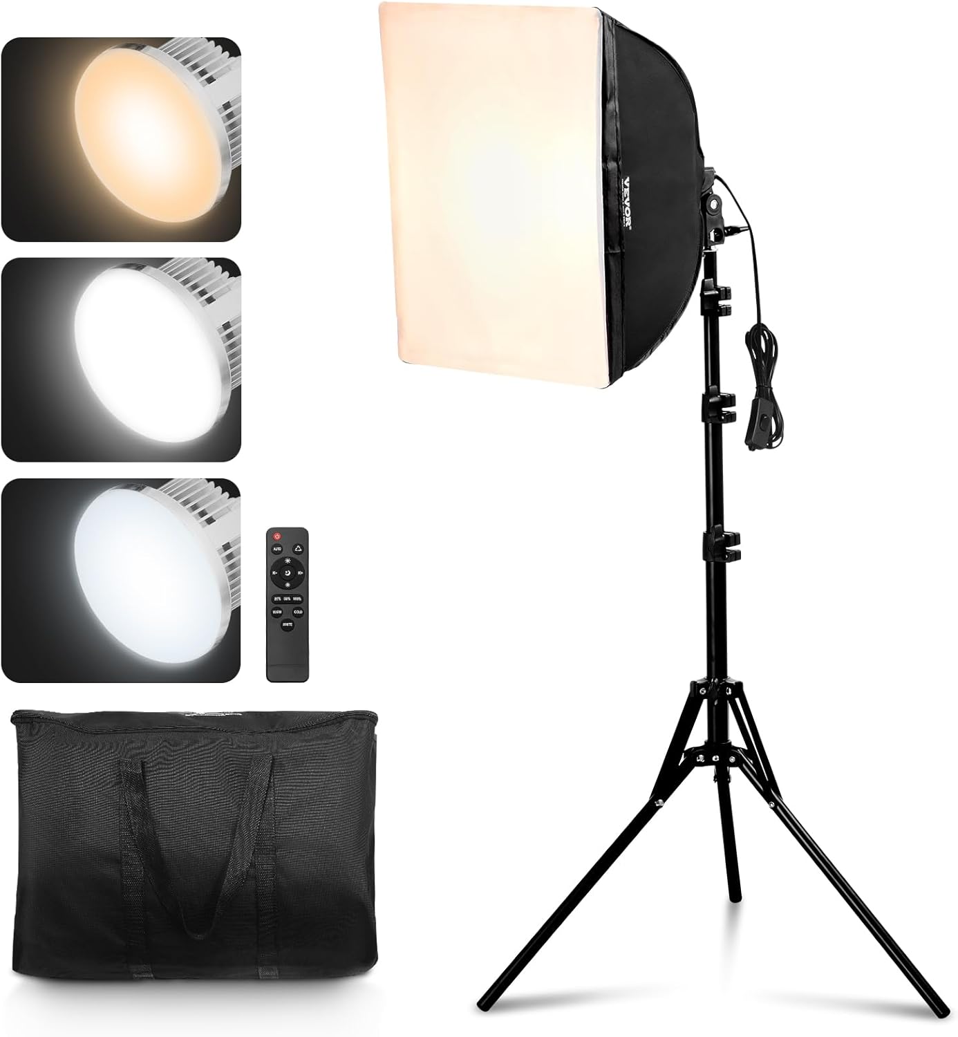 VEVOR Softbox Lighting Kit for Professional Photography Needs