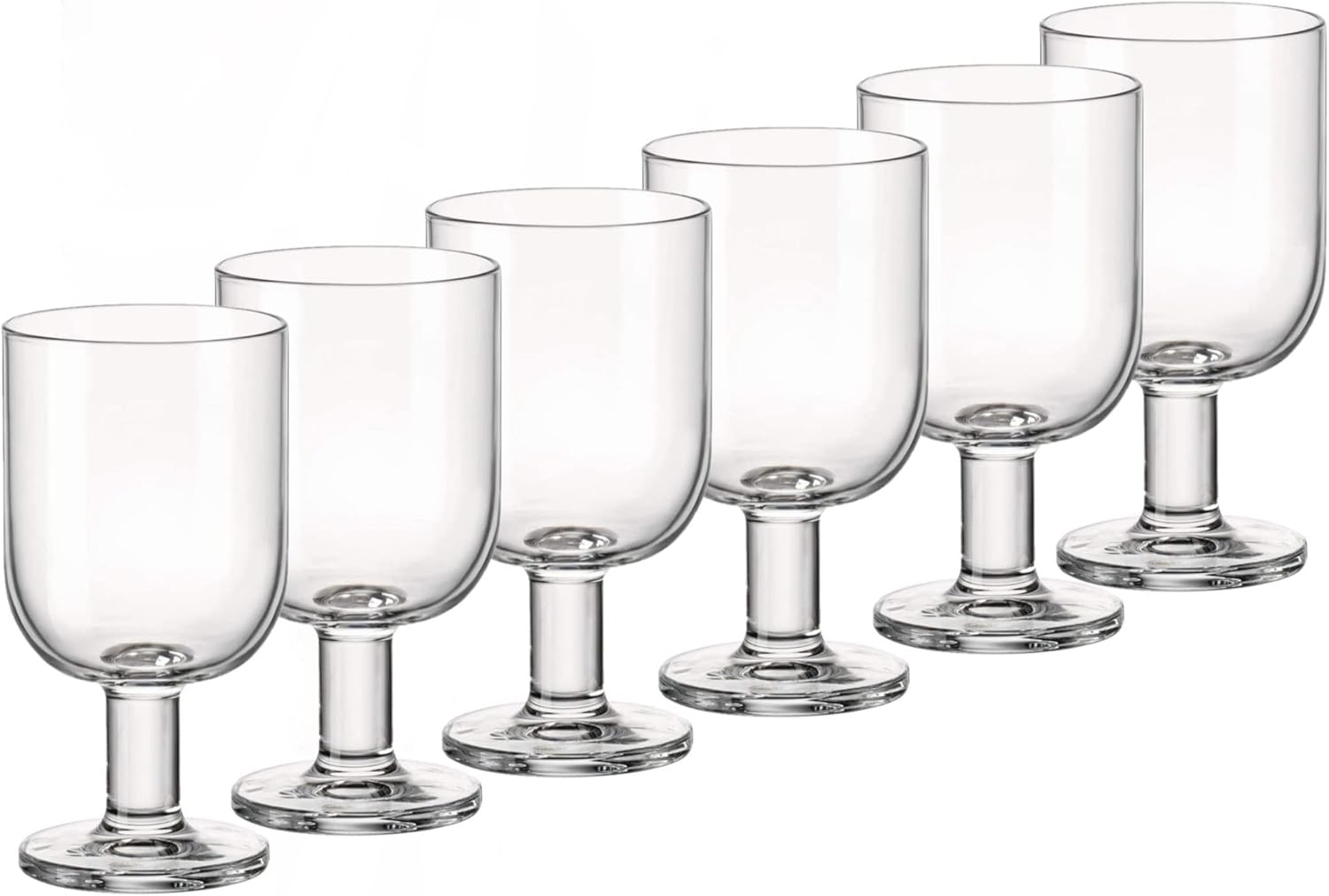 Bormioli Rocco Hosteria Set Of 6 Stackable Wine Glasses Review