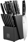MasterChef Kitchen Knife Set with Block and Sharpener - 15pc