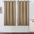 LEMOMO Natural Blackout Curtains for Bedroom - Set of 2