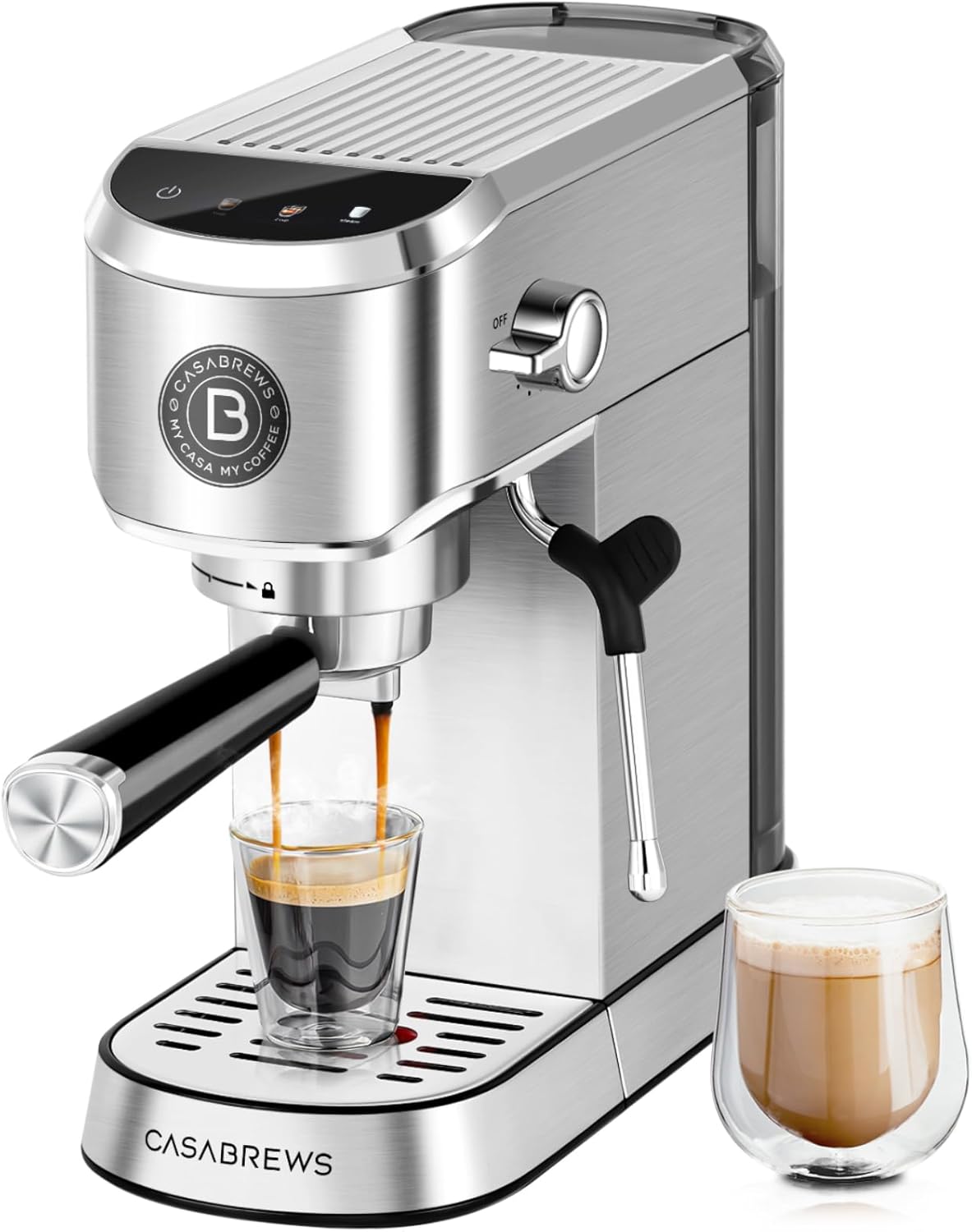 Expertly Crafted Espresso Machine with Milk Frother