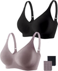 Smooth Wireless Bra for Women - Comfort Seamless Supportive Bralette