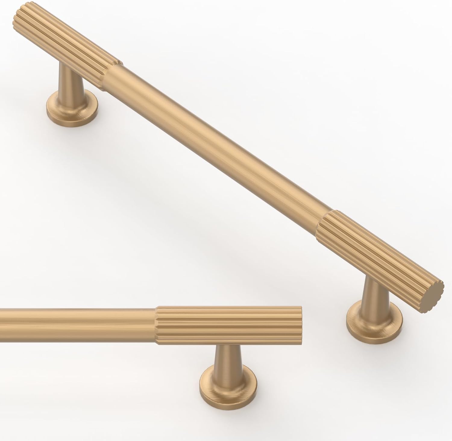 10 Pack Champagne Bronze Cabinet Pulls for Stylish Kitchens