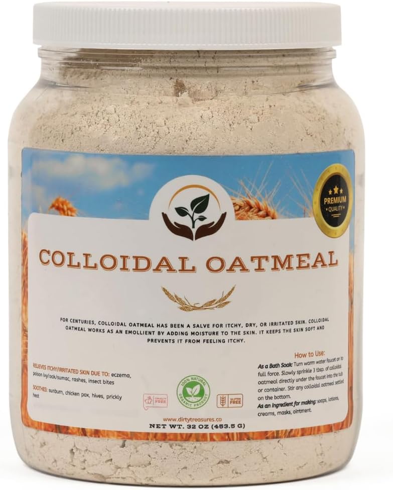 Colloidal Oatmeal Bath for Eczema Relief - 100% Natural & Safe