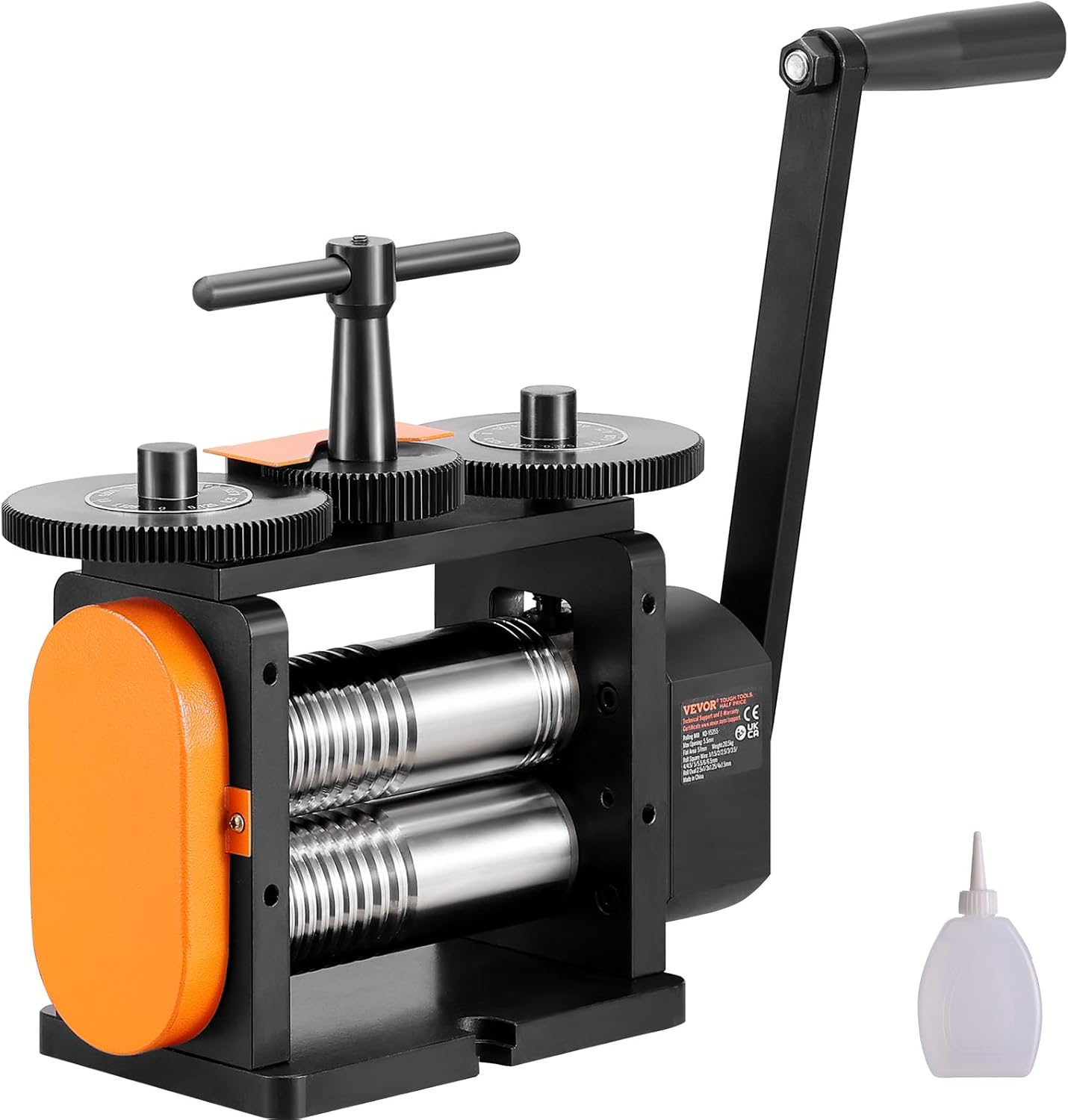 VEVOR 2.24 in Jewelry Rolling Mill for Metal Sheet and Wire