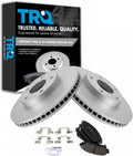 TRQ Front Brake Pad & Rotor Kit for Mazda 3 and CX-3 - Direct Fit