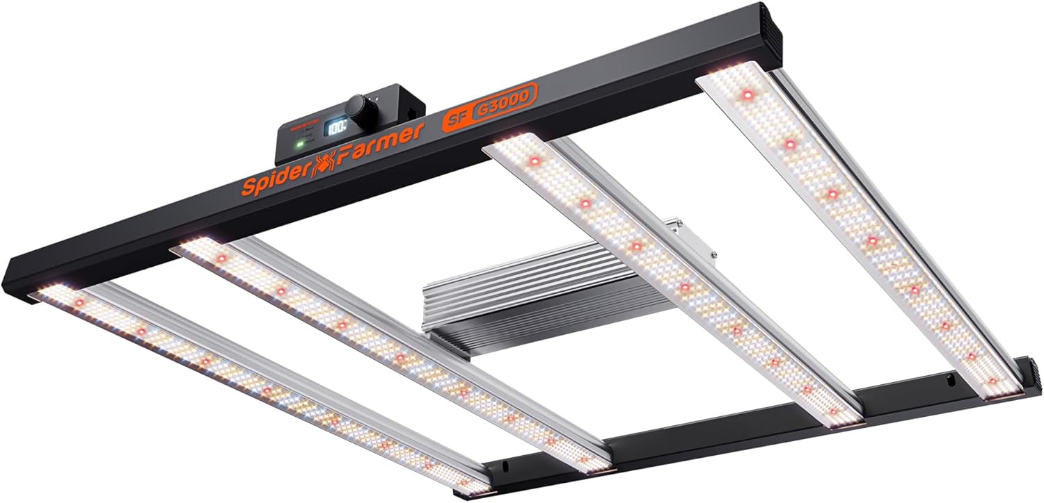 Spider Farmer G3000 LED Grow Light for Indoor Plants 300W