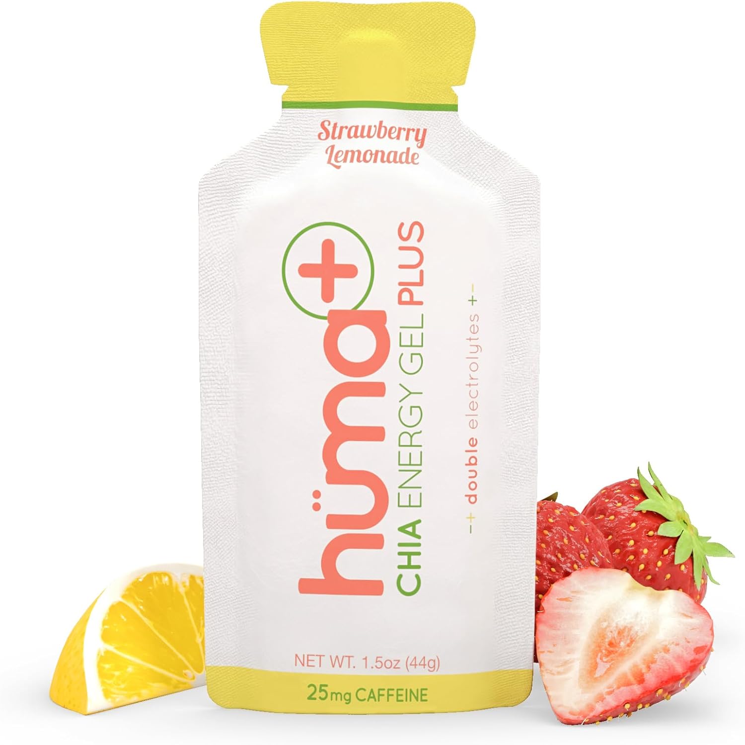 Huma Plus Chia Energy Gel with Double Electrolytes for Endurance