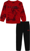 Under Armour boys Hoodie Set - Lightweight Relaxed Zip Up Smooth