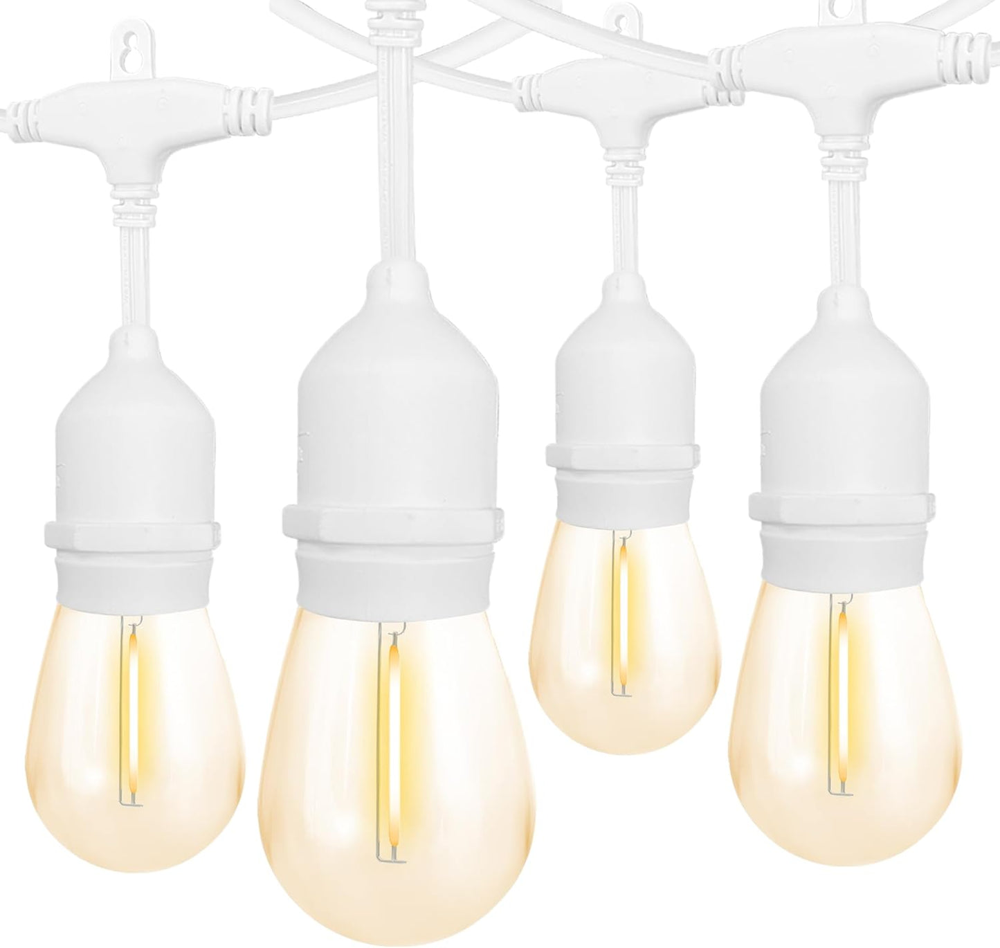 Banord Outdoor String Lights - 48FT Waterproof Patio Lights