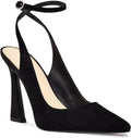 Womens Closed Toe Ankle Strap Heels Pointed Toe Pumps - Elegant 3.74in