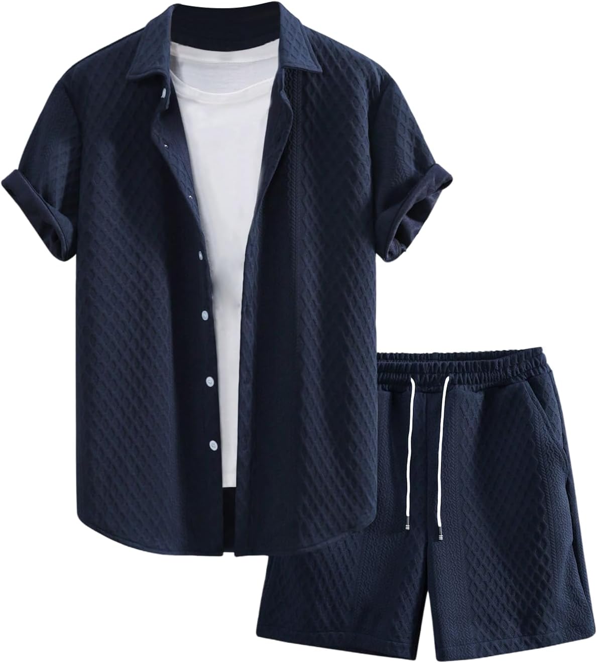 GORGLITTER Men's 2 Piece Outfits for Stylish Summer Days