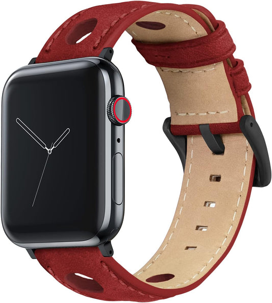 Horween Leather Watch Bands for Apple Watch Series 1 to Ultra 2
