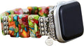 Cape Diablo Smart Watch Band for Women - Jasper Gemstone Strap Cell