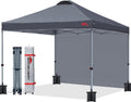 MASTERCANOPY Durable Pop-up Canopy Tent with 1 Sidewall - Sturdy