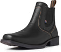 Mens Western Chelsea Cowboy Boots Square Toe - Rugged All-Weather you