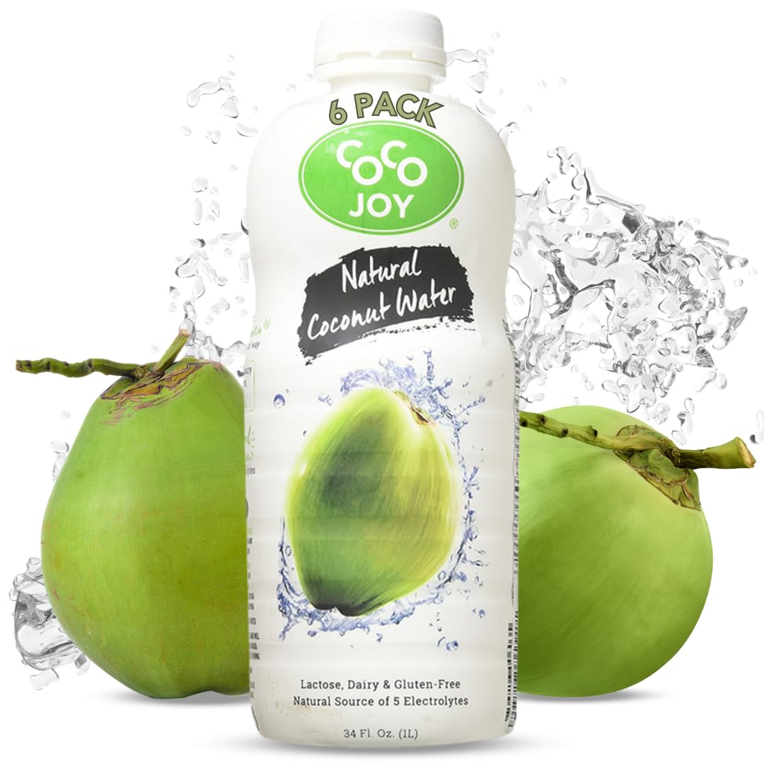 Natural Coconut Water for Healthy Hydration - 6 Pack