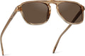 WearMe Pro Polarized Modern Aviator One-Bridge Square Mens